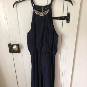 Navy wedding guest dress